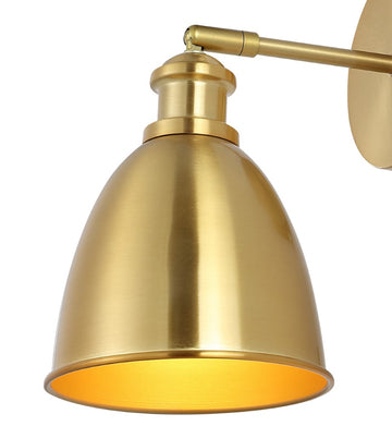 Hudson 6.5" Farmhouse Bohemian Iron LED Sconce - JONATHAN Y